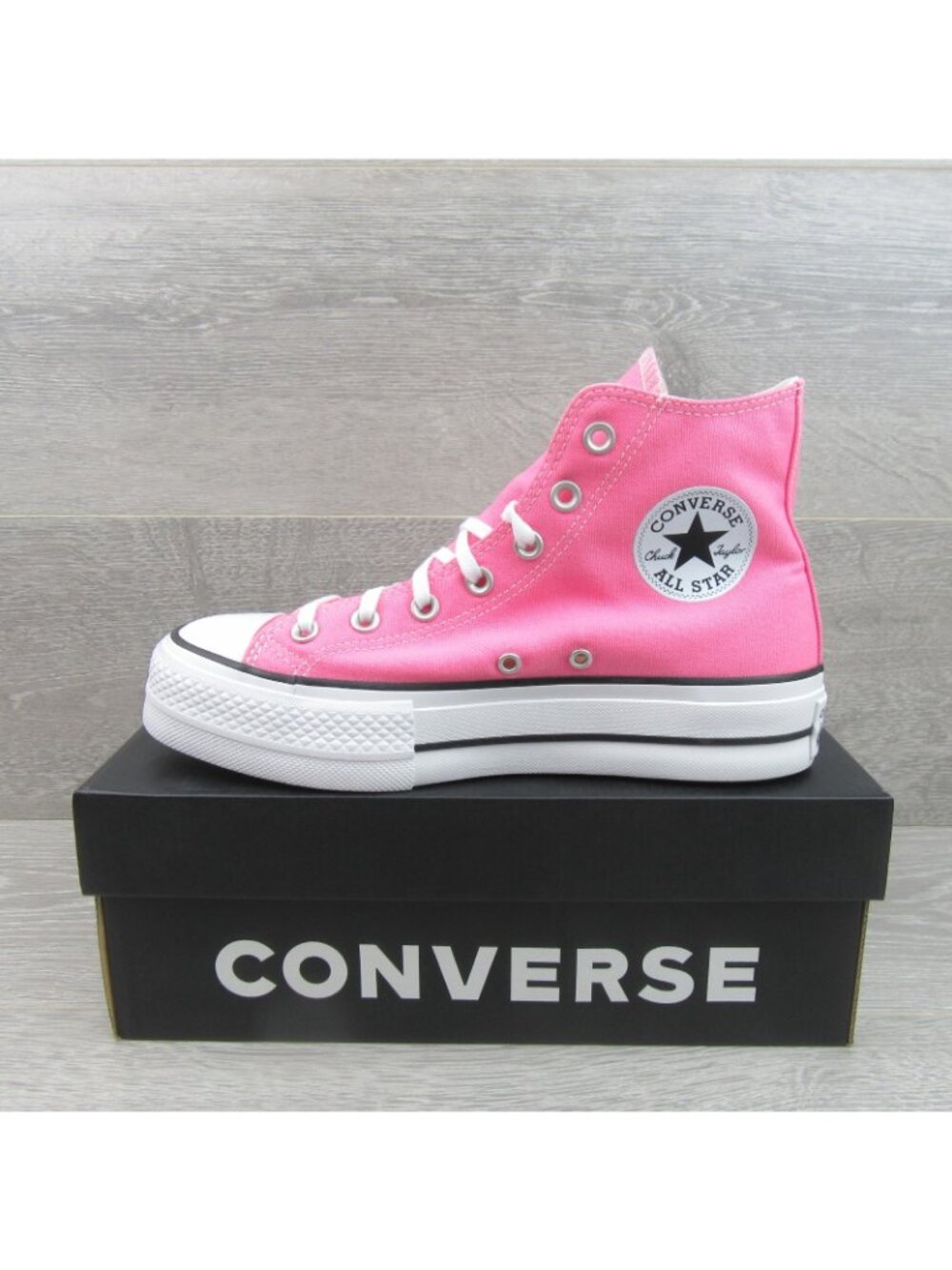 Converse CTAS Lift HI Womens Size 8 Pink White Sneakers NEW A08216F - Picture 3 of 14